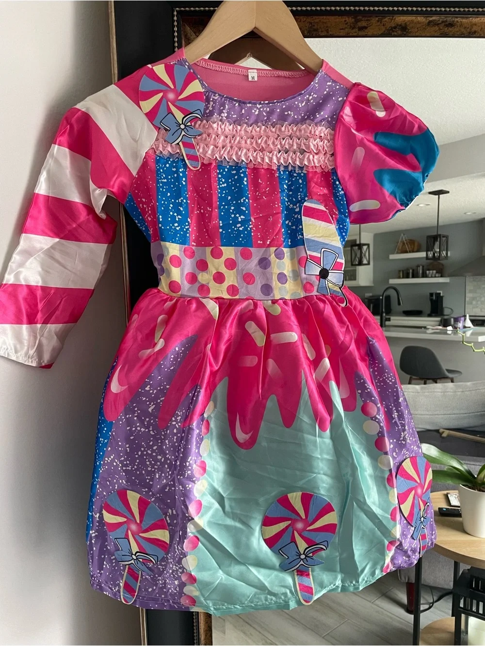 Rainbow Candy Princess Costume Dress Size Medium Sweet Candy Halloween Costume